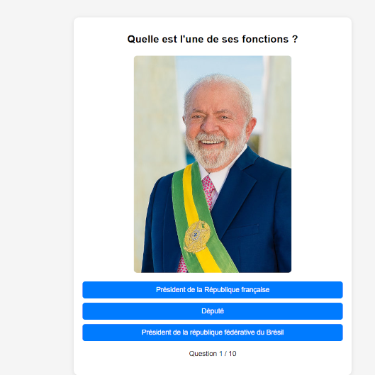 Quizz politique